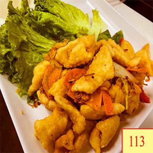 113. MỰC CHIÊN DÒN - DEEP FRIED SQUID